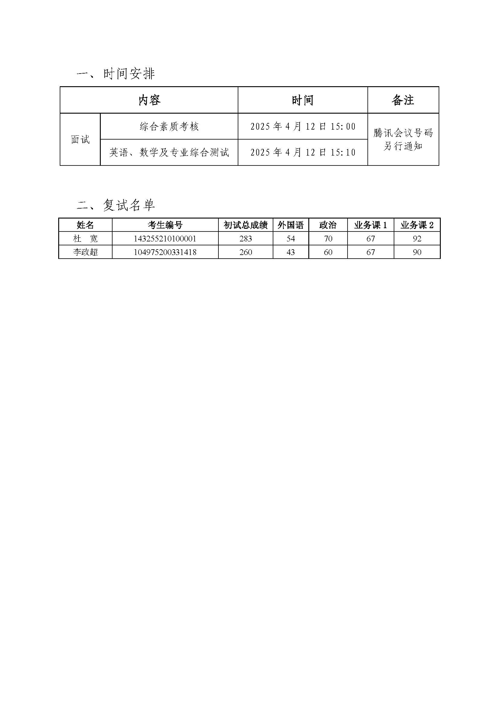 復(fù)試時(shí)間安排及復(fù)試名單20250412.jpg